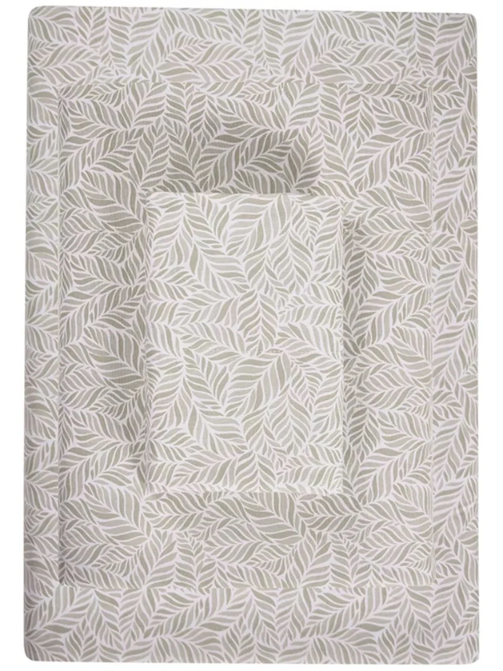 Sunham Microfiber Easy Care Printed 3-Pc. Sheet Set, Twin - Tan Leaf734737733688